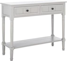 img 1 attached to Safavieh American Collection Samantha Distressed Furniture in Accent Furniture