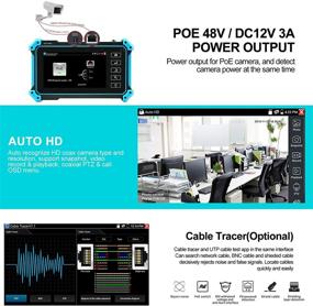 img 1 attached to 🎥 Тестер камеры IP Rsrteng IPC-5100 Plus 8MP AHD CVI TVI CVBS IP с дисплеем 4K HD видео монитором 5-дюймовый IPS с сенсорным экраном IPC Tester с поддержкой POE, PTZ, WiFi, RS485, вход HDMI и VGA, выход DC12V