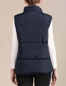 img 1 attached to Ailoqing Womens Sleeveless Outerwear Black L