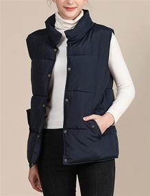 img 2 attached to Ailoqing Womens Sleeveless Outerwear Black L