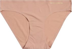 img 2 attached to Ultimate Comfort and Style: Vince Camuto Women's Seamless Microfiber Bikini Briefs (S-XL) - 5 Pack