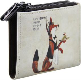 img 2 attached to 👜 Charming Cartoon Leather Bi-Fold Women's Handbags & Wallets: Fashionable Pouches for Your Essentials