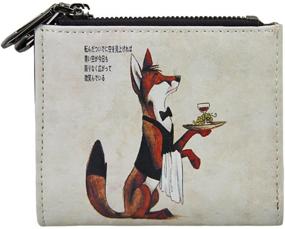 img 4 attached to 👜 Charming Cartoon Leather Bi-Fold Women's Handbags & Wallets: Fashionable Pouches for Your Essentials