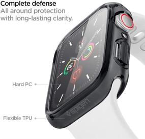 img 3 attached to 📱 Спиген Ultra Hybrid Чехол-протектор для экрана Apple Watch - 44 мм серия 6/SE/5/4 - Space Crystal