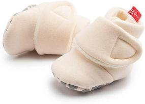 img 1 attached to Booties Non Slip Newborn Toddler Walkers Apparel & Accessories Baby Boys for Shoes