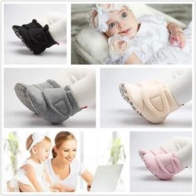 img 2 attached to Booties Non Slip Newborn Toddler Walkers Apparel & Accessories Baby Boys for Shoes