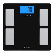 👀 escali ushm180g-2 glass body composition scale, 400lb/180kg, black logo