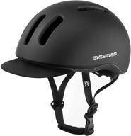 🚴 base camp bike helmet: removable visor, adjustable m size for adult men and women commuter urban scooter logo