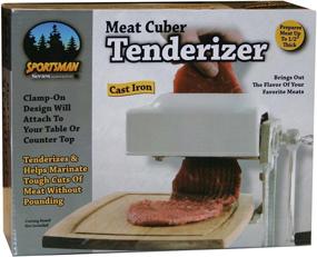 img 1 attached to Enhance Meat Flavour & Texture with Buffalo Tools Sportsman SM07492 Meat Tenderizer/Cuber in White