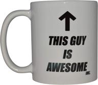 🤣 hilarious coffee mug: the ultimate gift idea for dad, brothers, boyfriends - this guy is awesome! logo