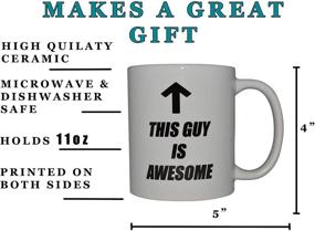 img 2 attached to 🤣 Hilarious Coffee Mug: The Ultimate Gift Idea for Dad, Brothers, Boyfriends - This Guy Is Awesome!