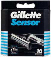 🪒 gillette sensor razor blade cartridges - pack of 10 logo