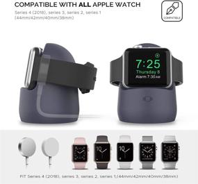 img 3 attached to АhaStyle Подставка для зарядки и док-станция IWatch из силикона для Apple Watch серий 7/6/5/4/3/2/1/SE (45/44/42/41/40/38 мм) - аксессуары и принадлежности для мобильного телефона