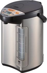 img 4 attached to Zojirushi 4-Liter Hybrid Water Boiler and Warmer: Efficient Stainless Dark Brown Appliance