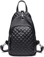 🎒 lightweight leather convertible backpack shoulder handbags & wallets for women logo