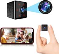 📷 1080p hd mini spy camera - wireless hidden wifi nanny cam, home security indoor video recorder with live feed phone app, night vision and motion detection - perfect for baby monitoring logo