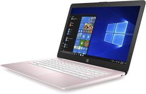 img 3 attached to 🌸 Renewed HP Stream 14" - 14" HD Display, Intel Celeron Dual-Core, 4GB RAM, Win10 S, Rose Pink