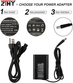 img 2 attached to 💡 Dell 65W AC Adapter Charger for Latitude E-Series Laptops - LA65NM130 HA65NM130