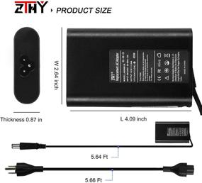 img 1 attached to 💡 Dell 65W AC Adapter Charger for Latitude E-Series Laptops - LA65NM130 HA65NM130