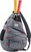 tennis racquetball pickleball crossbody backpack sports & fitness logo