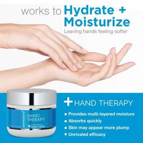 img 2 attached to 👐 Dermedicine Hand Therapy Brightening Cream - Nourishing Dry Hands with Jojoba Seed Oil, Squalene, Apricot Oil & Vitamin E - Soothing & Rejuvenating for Men & Women - 2 oz (60g)