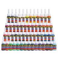 solong tattoo ink set: complete 54 colors pigment kit 5ml - tattoo supply for ti1001-5-54 tattoo kit logo