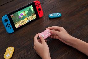 img 2 attached to 🎮 Compact and Versatile: 8Bitdo Zero 2 Mini Bluetooth Gamepad for Switch Windows Android MacOS Steam Raspberry Pi (Pink)