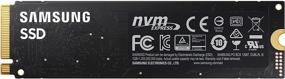 img 3 attached to SAMSUNG (MZ-V8V1T0B/AM) 980 SSD 1TB - Enhanced M.2 NVMe Solid State Drive with V-NAND Technology