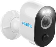 📷 reolink argus 3 pro: 4mp outdoor security camera with dual band wifi, person/vehicle detection, solar/battery powered, motion-activated spotlight, local sd card/cloud storage logo