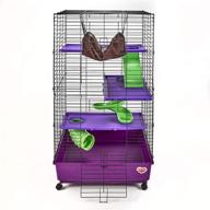 🏠 kaytee my first home deluxe 2x2: multi-level & portable with casters - ideal for small pets logo