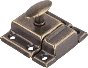 img 3 attached to 🔒 Vintage-style Small Cabinet Latch - Classic Oval Turn Latch, BI-15AAB (1)