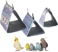 mrli pet 3-pack parrot tents: bird nest house hammock hut hideaway for parakeets, cockatiels, cockatoos, conures, lovebirds logo
