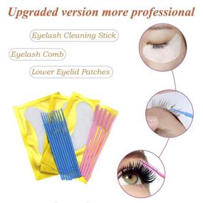 img 3 attached to 💫 Lash Lift Kit - Perming, Curling, and Lifting Eyelashes with Semi-Permanent Salon Grade Supplies - Ideal for Beauty Treatments, Complete with Eye Shields, Pads, and Accessories