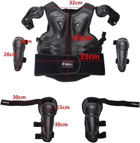 img 1 attached to Takuey Kids Full Body Armor: Ultimate Protection for Motocross Racing and More!