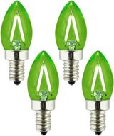 💡 opalray tiny candelabra green light led bulb logo