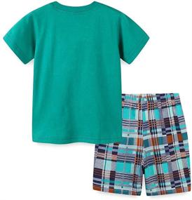 img 3 attached to 👕 Adorable FreeLu Cotton Clothing Set: T-Shirt and Shorts for Boys