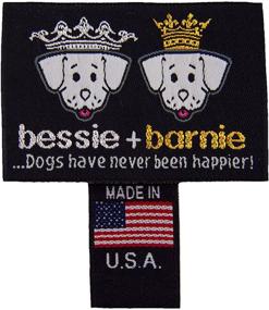 img 1 attached to 🐾 BESSIE AND BARNIE Air Comfort Harness for Pets, Black/Doggie Dials/Red" - Slightly optimized product name: "BESSIE AND BARNIE Air Comfort Harness for Pets in Black with Doggie Dials and Red Accents