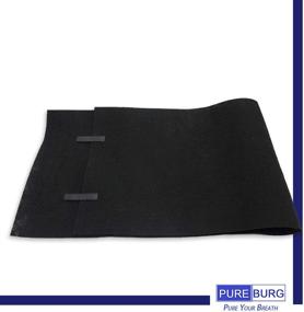 img 3 attached to Carbon Filter Sheet 16 x 48 inches for Air Filters - Charcoal Pad 🔳 Fits Range Hoods, Furnace Filters, Removes Odor VOC - Parts & Accessories Replacement, 1-Pack by PUREBURG