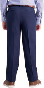 img 1 attached to Haggar Big Boy's Youth Regular 8-20 Cool 👖 18 Pro Pant: Stylish and Functional Bottoms for Boys