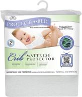 👶 ultimate protection for your baby's crib: protect-a-bed premium cotton terry cloth waterproof crib mattress protector – machine washable, white 28x52x6 inches logo