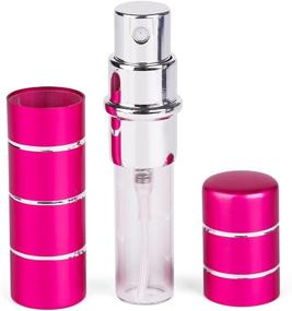 img 3 attached to Compact Refillable Atomizer for 💨 Fragrances: Perfect for Travel Bottles & Containers
