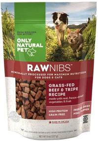 img 4 attached to 🐾 Замороженная Сушеная Естественная Кормовая пища для домашних животных "RawNibs" от "Only