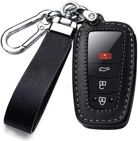 img 4 attached to 🔑 Mzexoma Защитный чехол для ключей Fob для Toyota Camry RAV4 Highlander