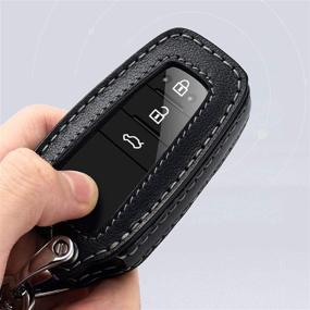 img 1 attached to 🔑 Mzexoma Key Fob Protective Case for Toyota Camry RAV4 Highlander