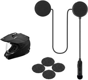 img 4 attached to 🎧 Motorcycle Helmet Bluetooth Headset 5.0 - Waterproof, Hands-Free, High Sound Quality - 60 Hours Playback - Perfect for Cycling, Skiing, and Riding