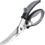 🔪 tansung heavy duty poultry shears - anti-rust kitchen scissors with soft grip handles, easily disassembled logo