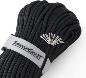 img 4 attached to 🧰 Ultimate Survival Gear: 1,000 LB SurvivorCord XT - 100FT, Military Grade Type IV 750 Paracord with Kevlar Thread, Braided Fishing Line, and Waterproof Fire Tinder