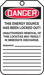 img 3 attached to Accuform MLT406CTP Lockout Thickness PF Cardstock: High-Quality Safety Solution for Effective Lockout Procedures