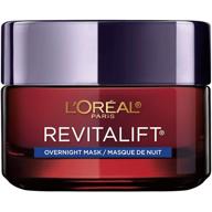 l'oreal paris skincare revitalift triple power overnight face mask: reduce wrinkles, firm & brighten skin with pro retinol, vitamin c, and hyaluronic acid - 1.7 oz logo