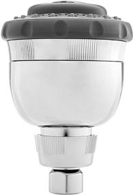 img 2 attached to 🚿 Amazon Basics AMZN-WSH-C125: Chrome Wall Mount Showerhead Water Filtration System – Culligan WSH-C125 Equivalent
